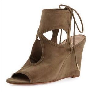 Aquazzura Olive Wedges